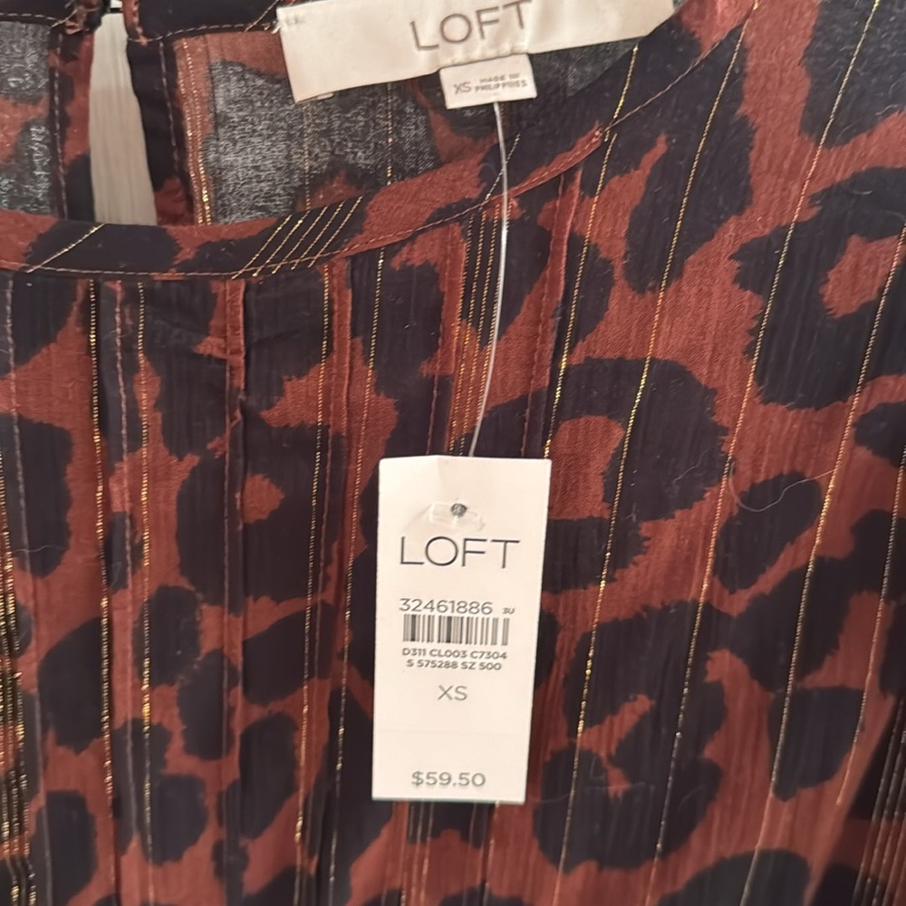 Classic Leopard Print Blouse - image 2